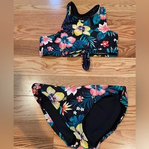 Kids- girls floral bikini size 14 (kids)